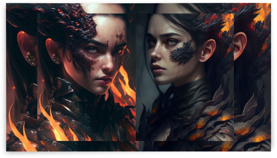Dragon sisters  by AZO