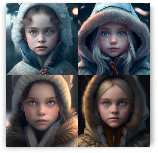 snow princesses by AZO