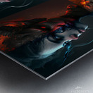 evil and good Metal print