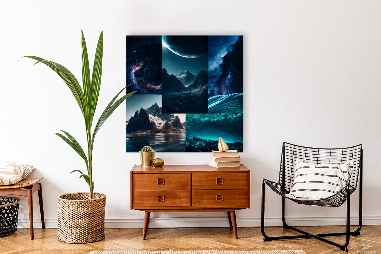 Deep space mix nature Reproduction