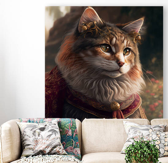  cat prencess earthy colours  by AZO