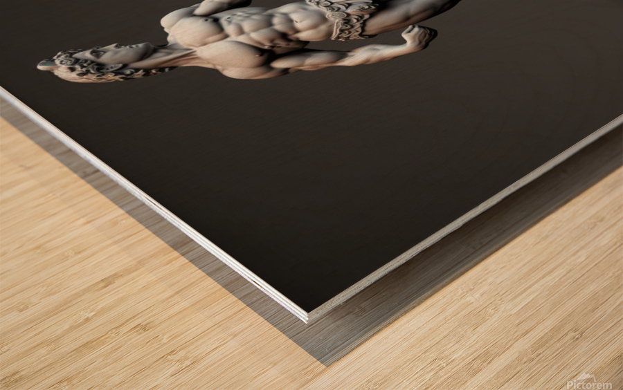 mighty civilization Wood print
