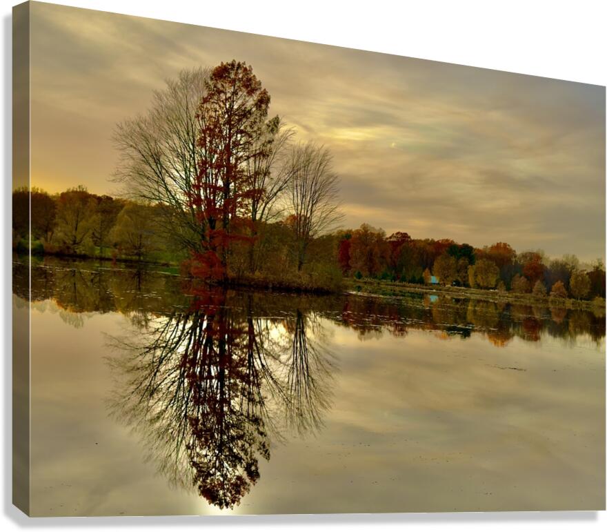 November Dusk Canvas Print