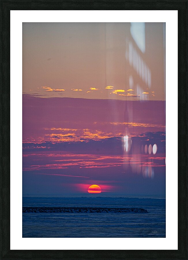 Fire and Ice Picture Frame print