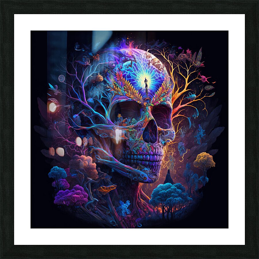 PSYCHEDELLICA  Picture Frame print