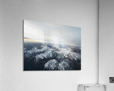Snowcapped mountain range Acrylic Print