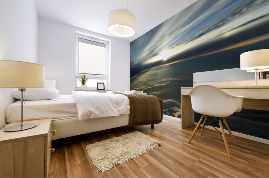 Pretty sunset Mural print