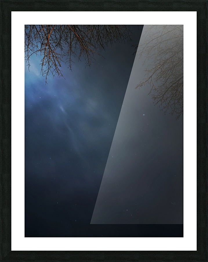 Night sky Picture Frame print
