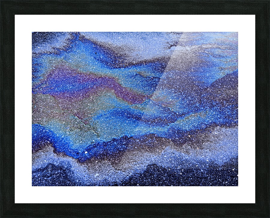 pollution stain Picture Frame print
