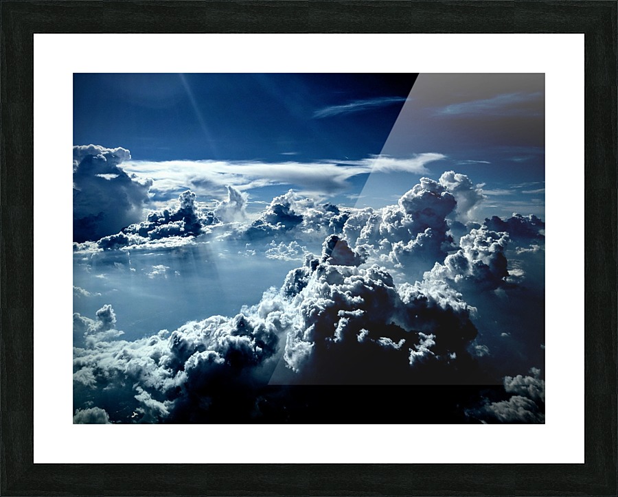 Dramatic cloudscape Picture Frame print