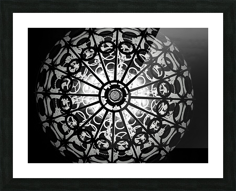 Light fixture Picture Frame print