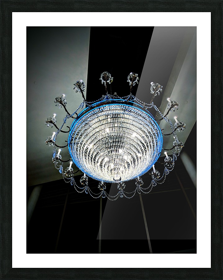 Crystal light fixture Picture Frame print