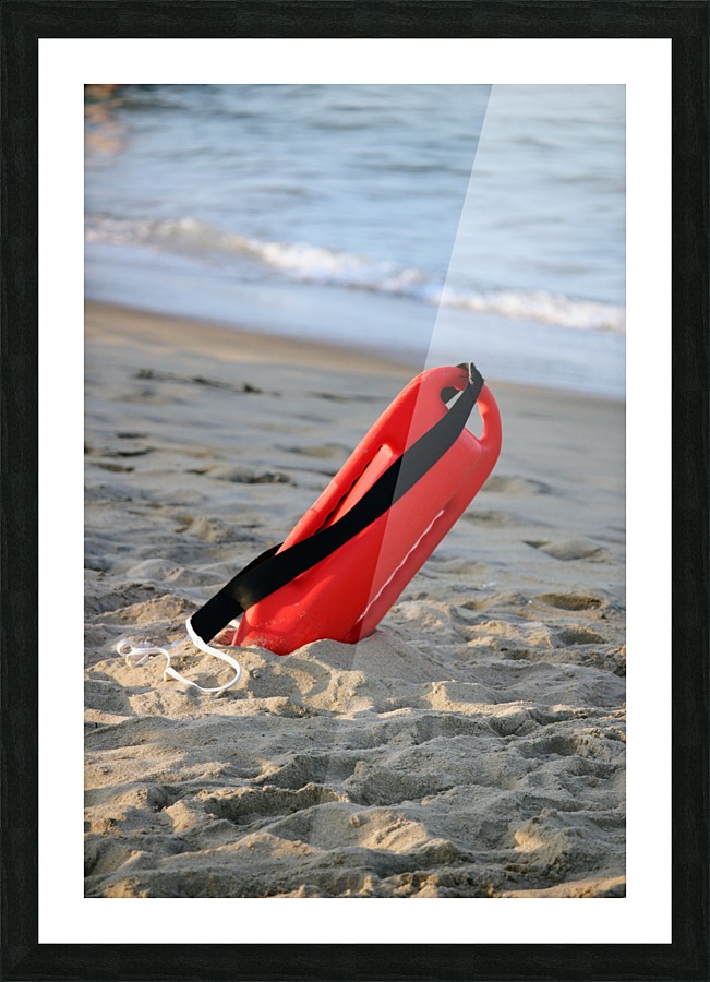 Lifeguard buoy Picture Frame print