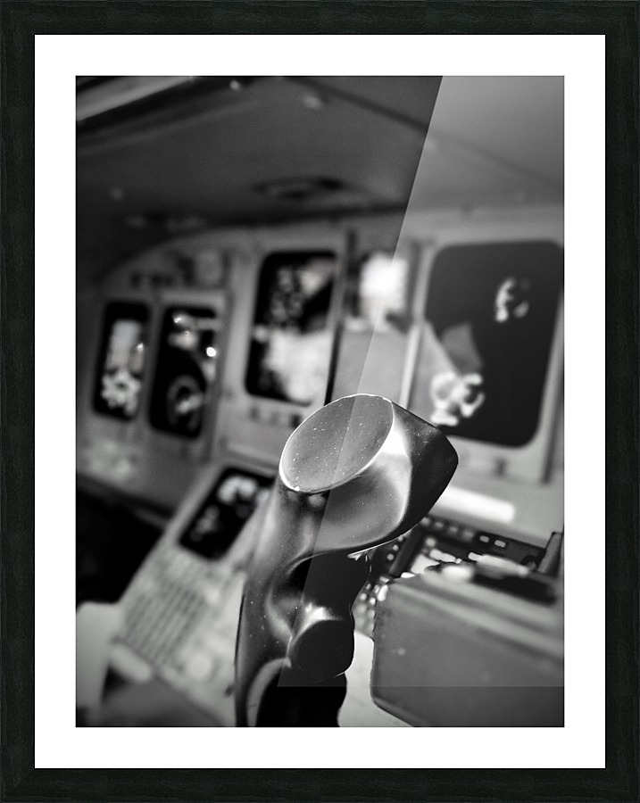 Aircraft cockpit Picture Frame print