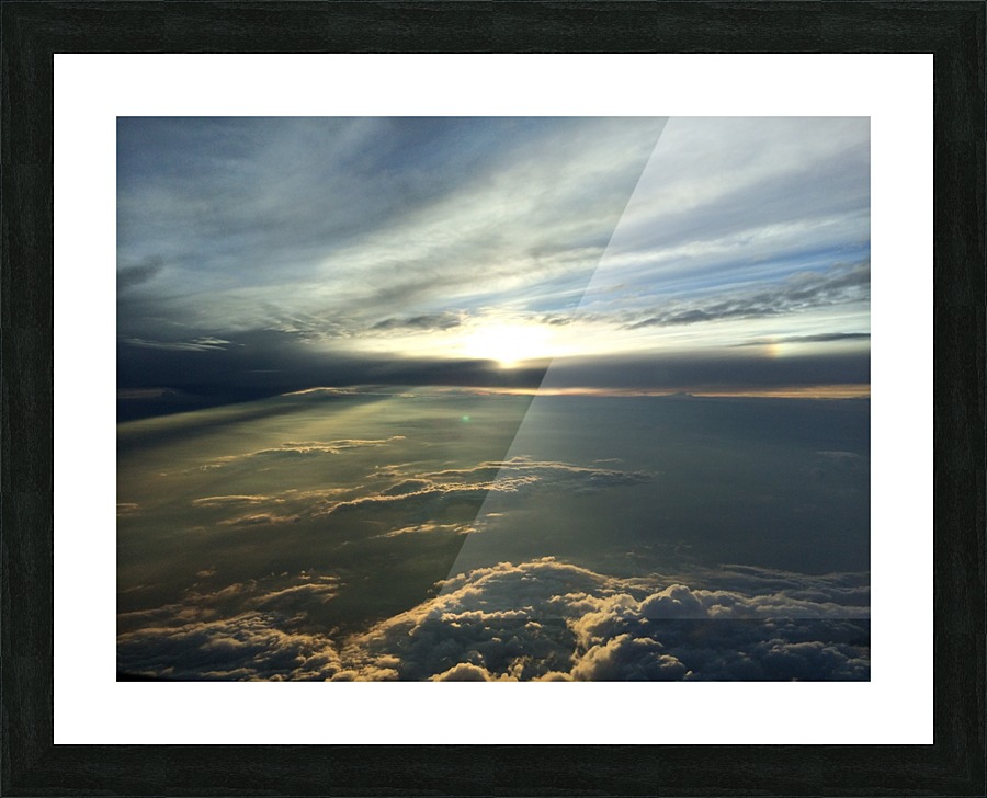 Pretty sunset Picture Frame print