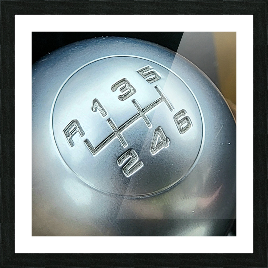 Shift knob Picture Frame print