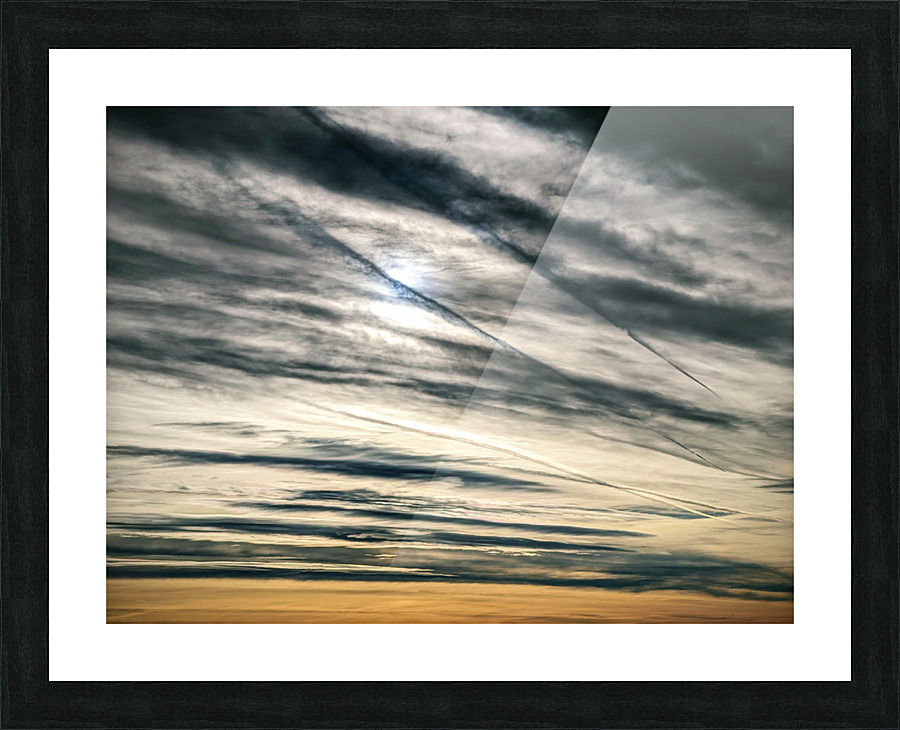 Churning weather Picture Frame print
