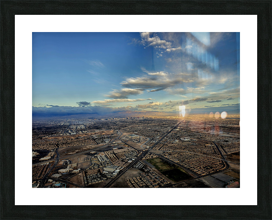 A desert cityscape  Picture Frame print