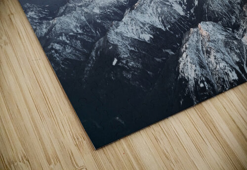 Snowcapped mountain range Michael Geyer puzzle