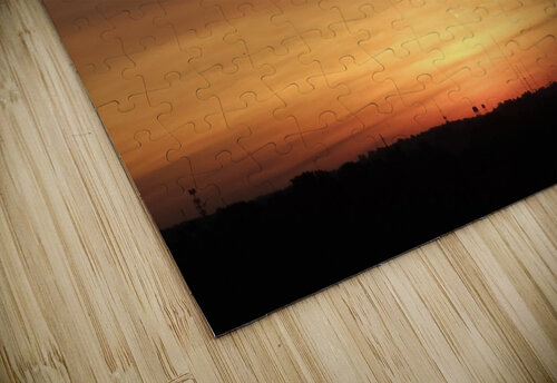 Sunrise over trees Michael Geyer puzzle