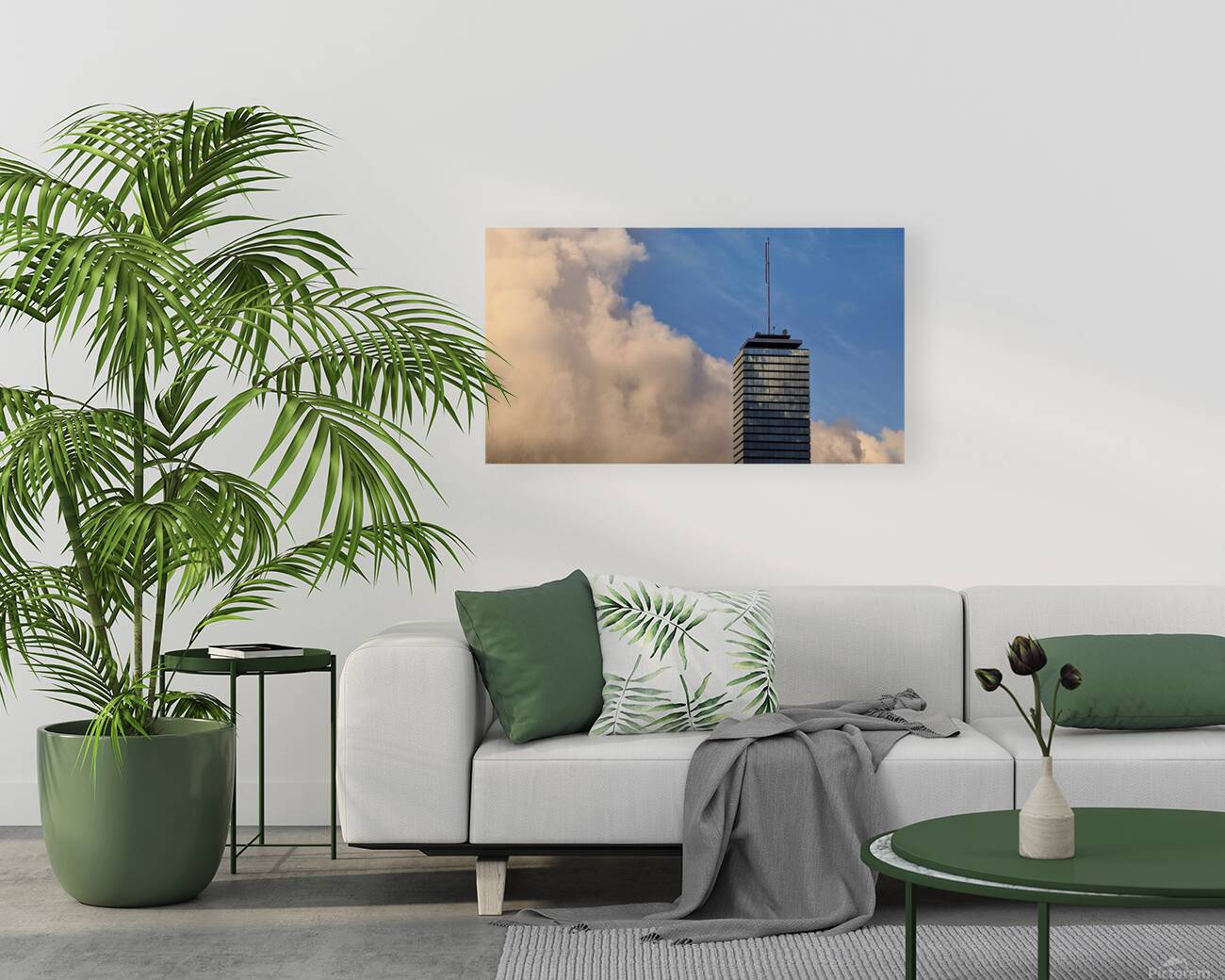 Building amongst the clouds Reproduction
