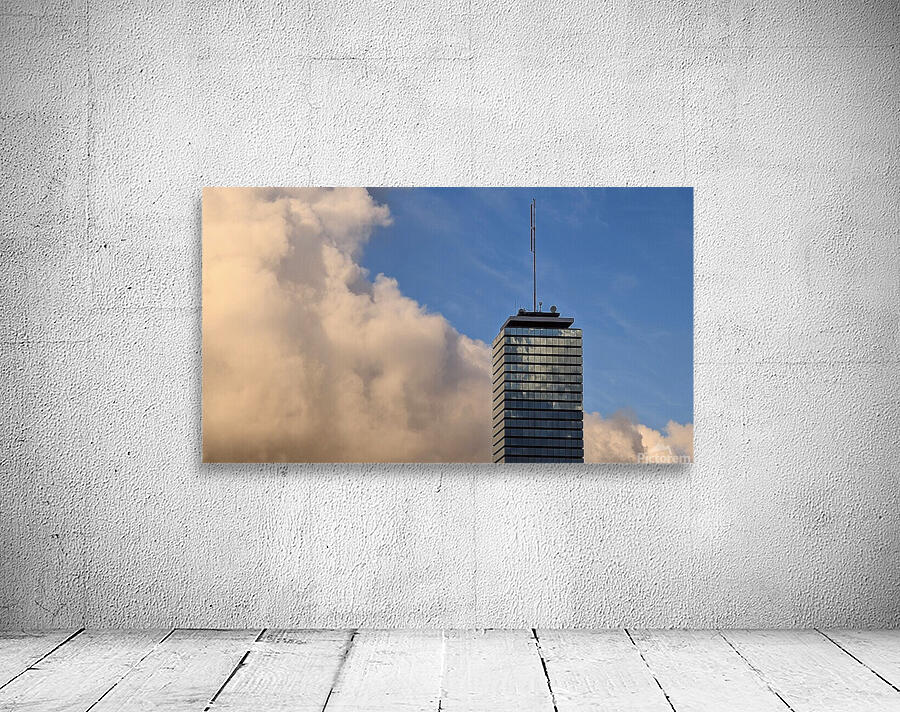 Building amongst the clouds Wall Preview
