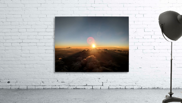 Sunbeams among the clouds Wall Preview