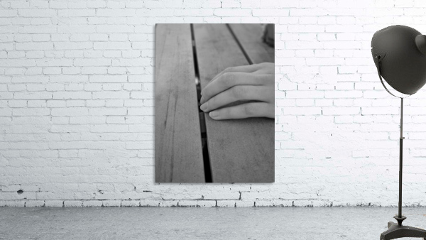 Hands on table Wall Preview