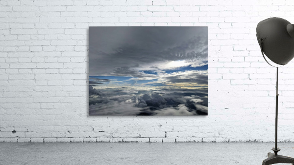 Moody aerial cloudscape Wall Preview