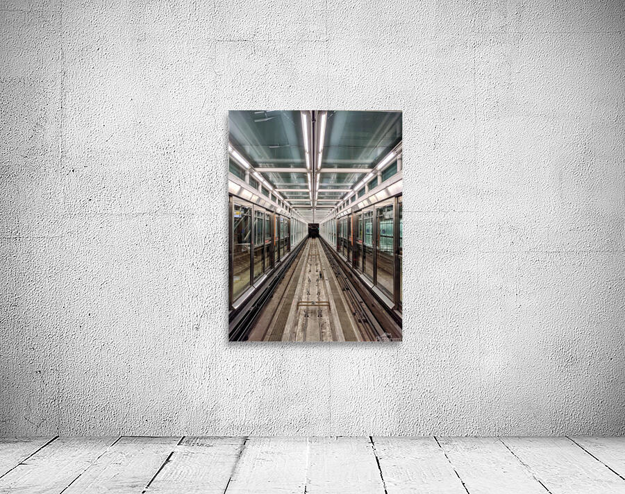 Underground subway platorm Wall Preview