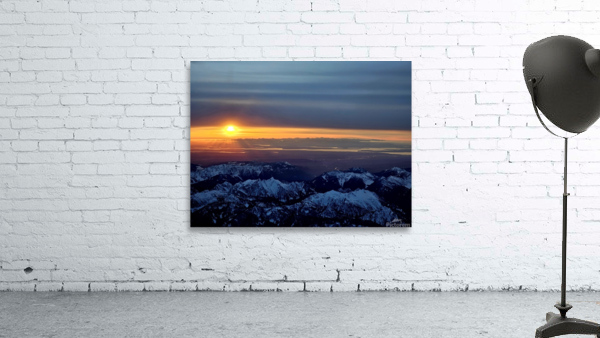 Sunrise over mountains Wall Preview
