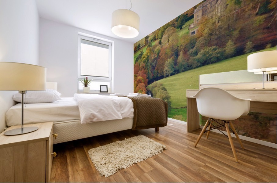 Autumnal hall Mural print