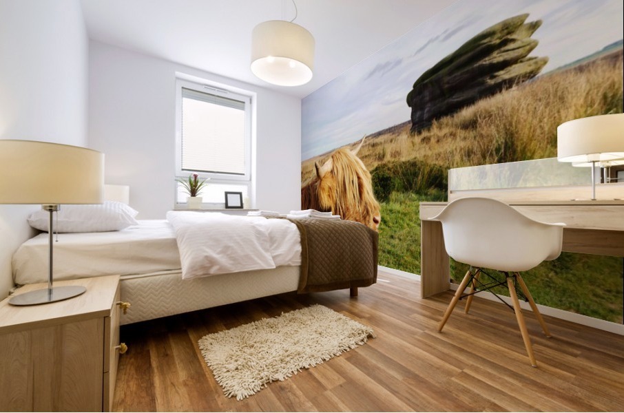 Head to head Mural print