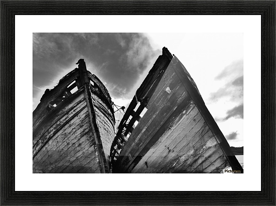 Wrecks Picture Frame print
