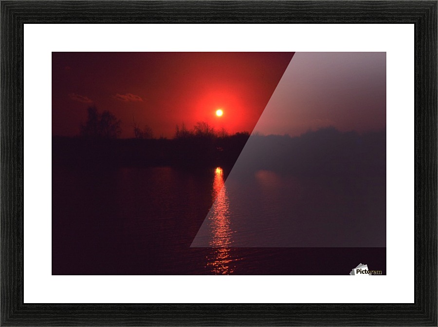 Sunset filter Picture Frame print