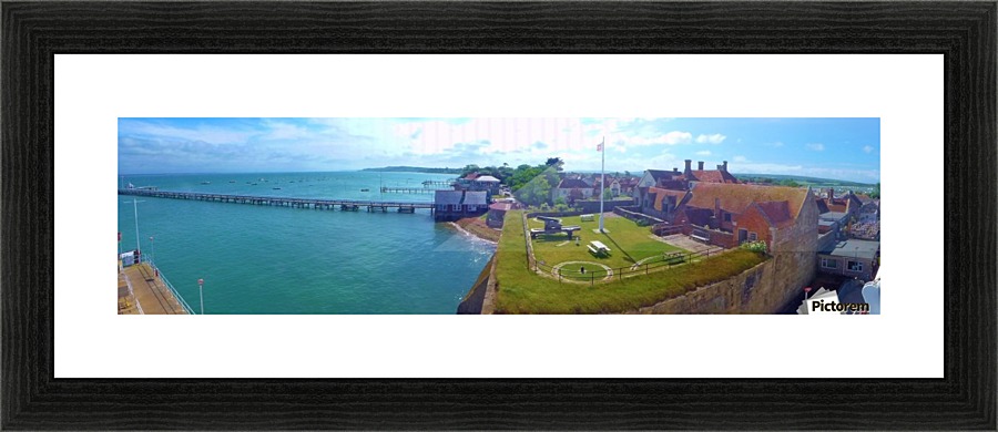 Ferry view Picture Frame print