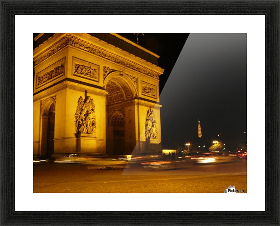 Paris Arc dTriompe  Picture Frame print
