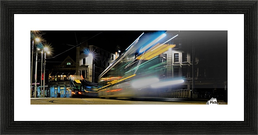 Speed passing Picture Frame print