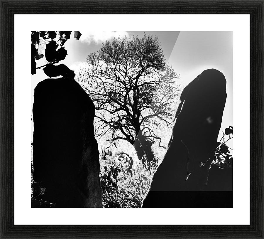 Framed exit Picture Frame print