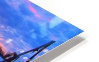 Low winter sunset HD Metal print
