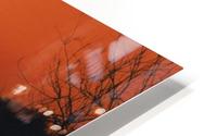 Red lake sunset HD Metal print