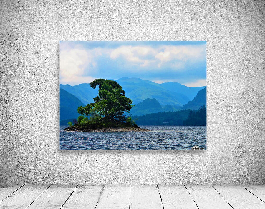 Green against the blue Wall Preview