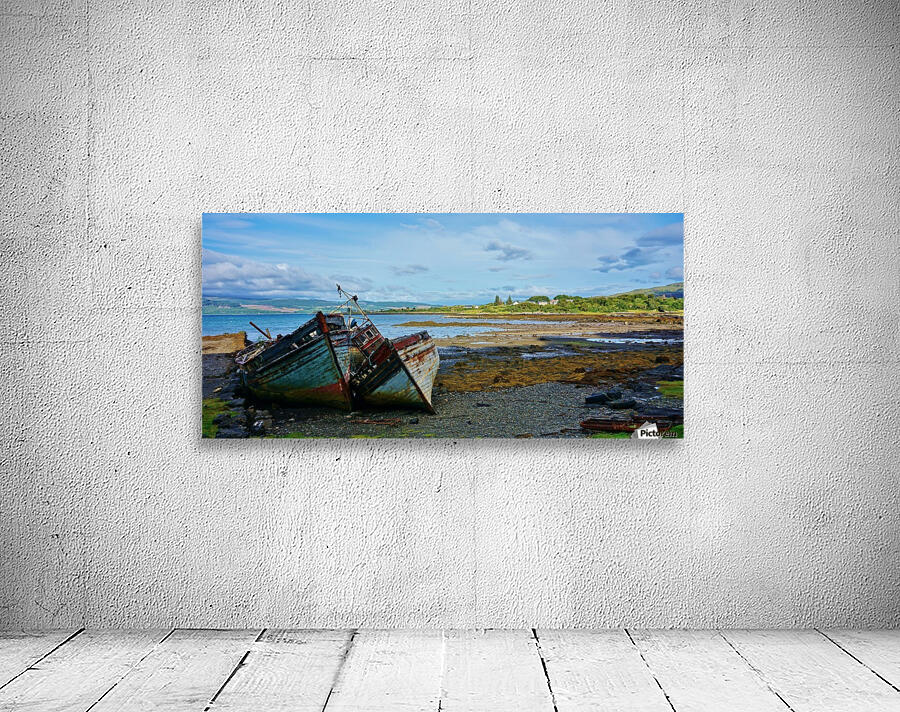 Leaning wrecks Wall Preview