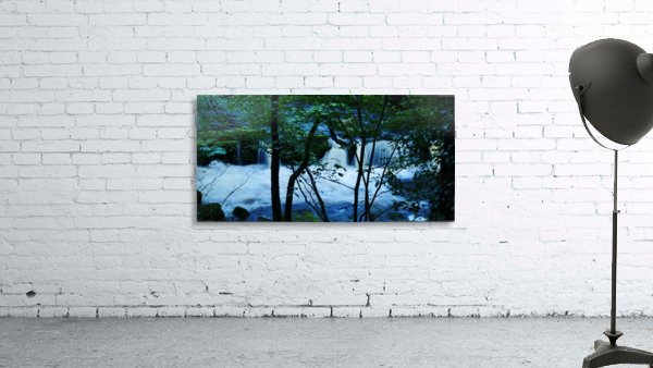 Wooded falls Wall Preview