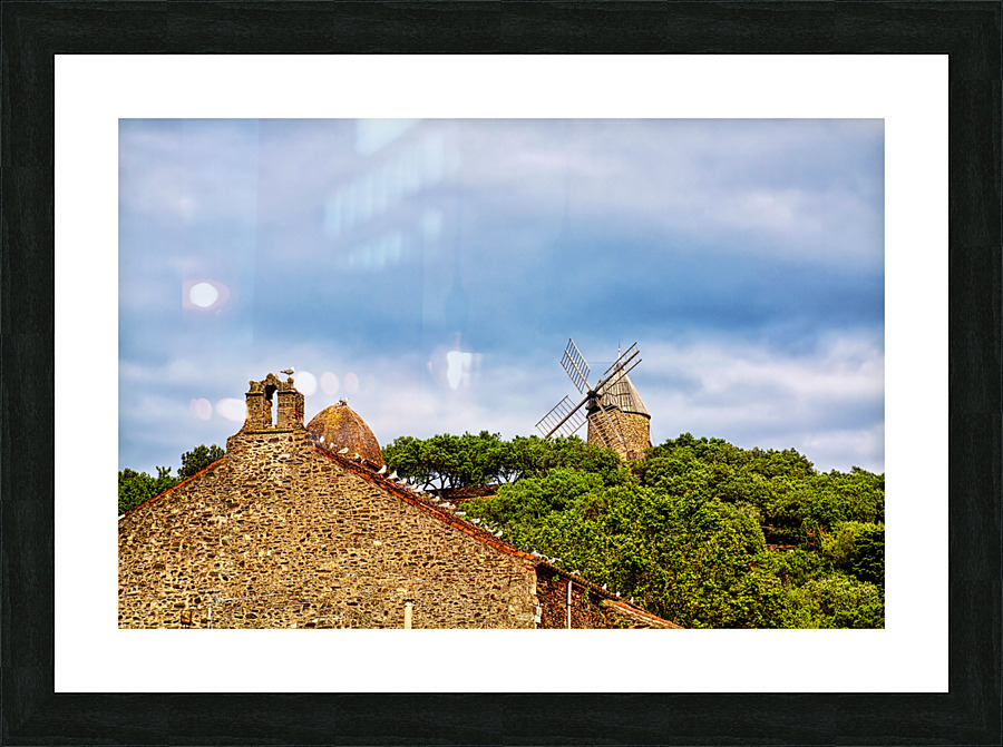 Old-classic-windmill-Provence Picture Frame print
