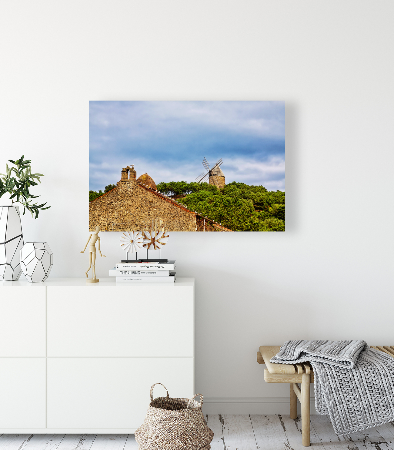 Old-classic-windmill-Provence Reproduction