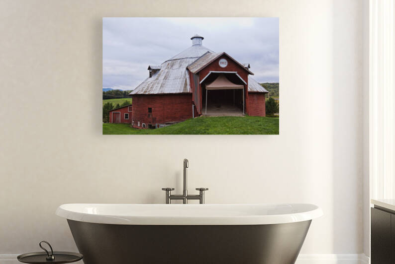 Red barn in Mansonville Quebec by TatianaTravelways