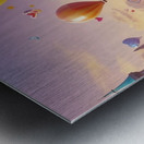 A mesmerizing illustration featuring the name Daniela in a playful Metal print