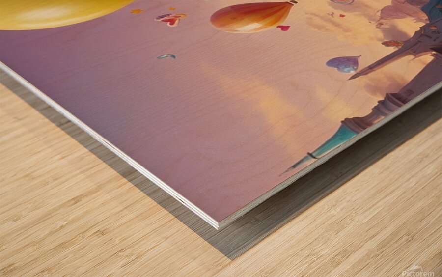 A mesmerizing illustration featuring the name Daniela in a playful Wood print