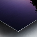 Late August Dusk Skeleton Lake Alberta Metal print